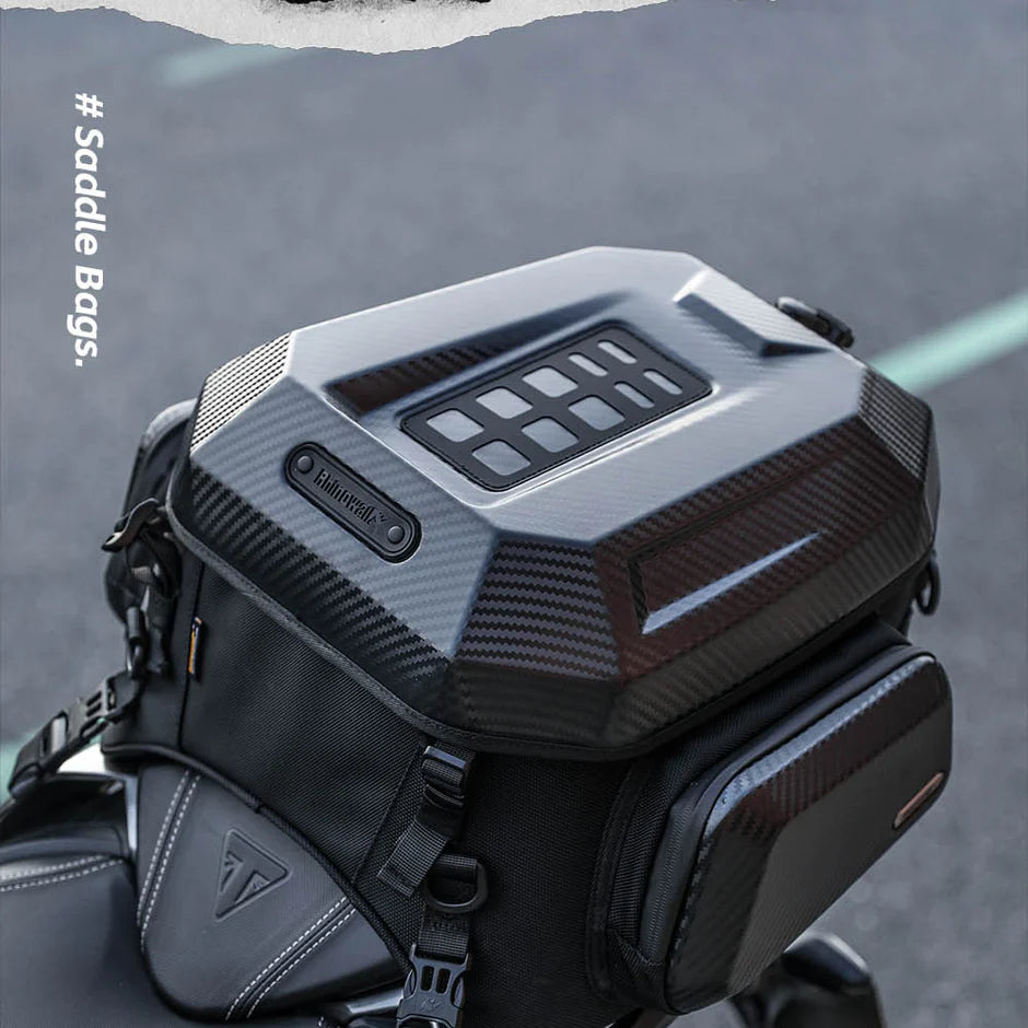 23L-35L ABS Hard Shell Tail Bag with Expandable