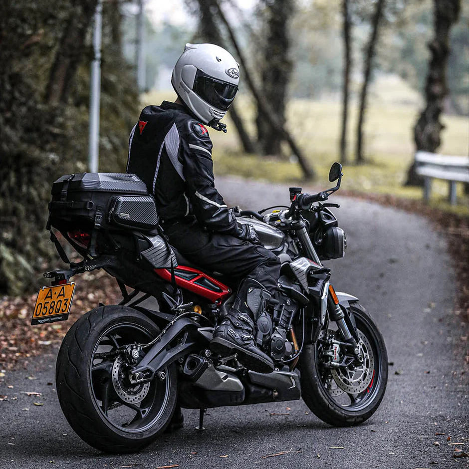 23L-35L ABS Hard Shell Tail Bag with Expandable