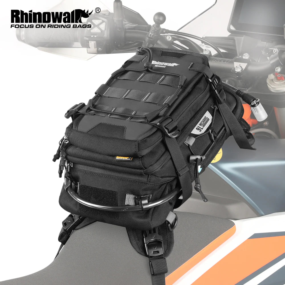 9L Motorcycle Tank Bag – Hydration Bladder, Waterproof Gear