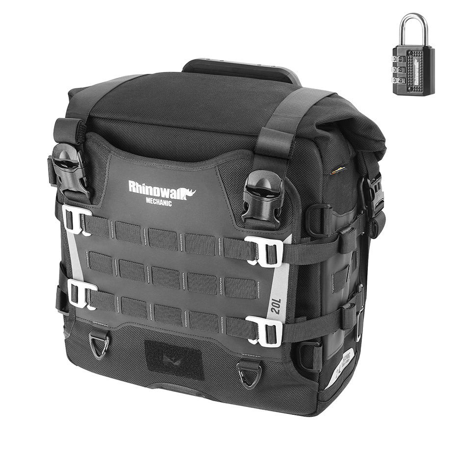 20L, 35L Motorcycle Side Bag – Quick Release Waterproof Saddlebag