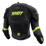 SHOT VEST OPTIMAL 2.0 BLACK NEON YELLOW